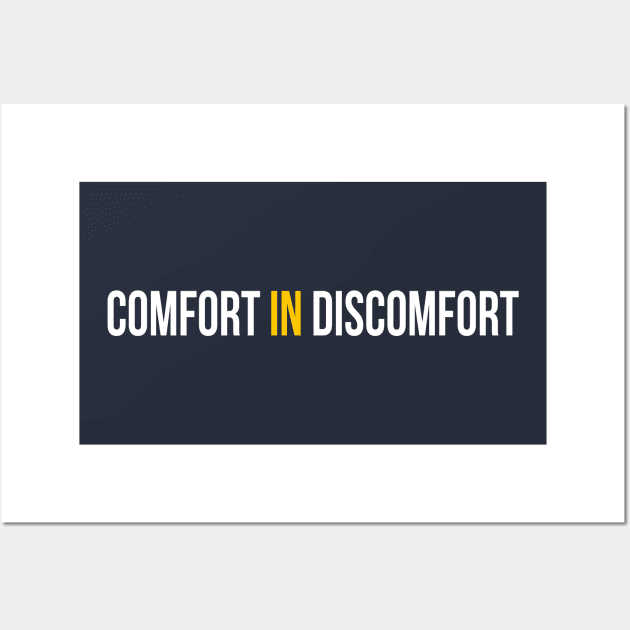 Comfort in Discomfort | Drock Wall Art by GaryVeeApparel